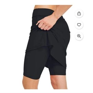 New never worn. Women High Waisted Swim Skort  Tummy Control